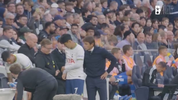 Conte cam: Italian reacts to Son's incredible hat-trick
